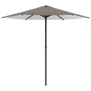 Tuinparasol rechthoek 230x230 cm zwart wit