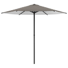 Tuinparasol 230 x 230 cm Polyester Rechthoekig Zwart en Wit