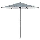 Tuinparasol 230x230 cm rechthoekig blauw wit