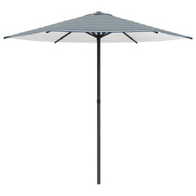 Tuinparasol 230 x 230 cm Polyester Rechthoekig Blauw en Wit