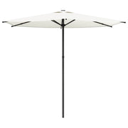 Tuinparasol 270x270 cm crèmekleurig polyester