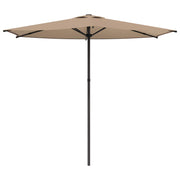 Tuinparasol 270x270 cm taupe polyester