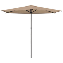 Tuinparasol 270 x 270 cm Polyester Rechthoekig Taupe