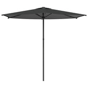 Tuinparasol 270x270 cm rechthoekig antraciet