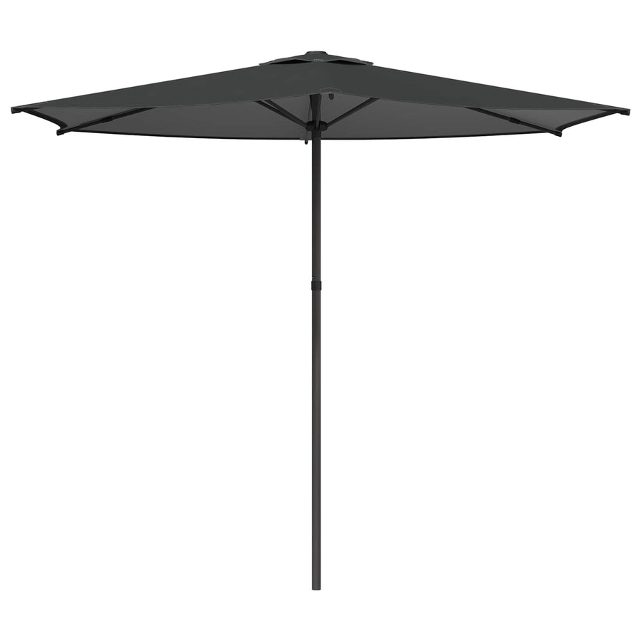 Tuinparasol 270 x 270 cm Polyester Rechthoekig Antracietkleurig