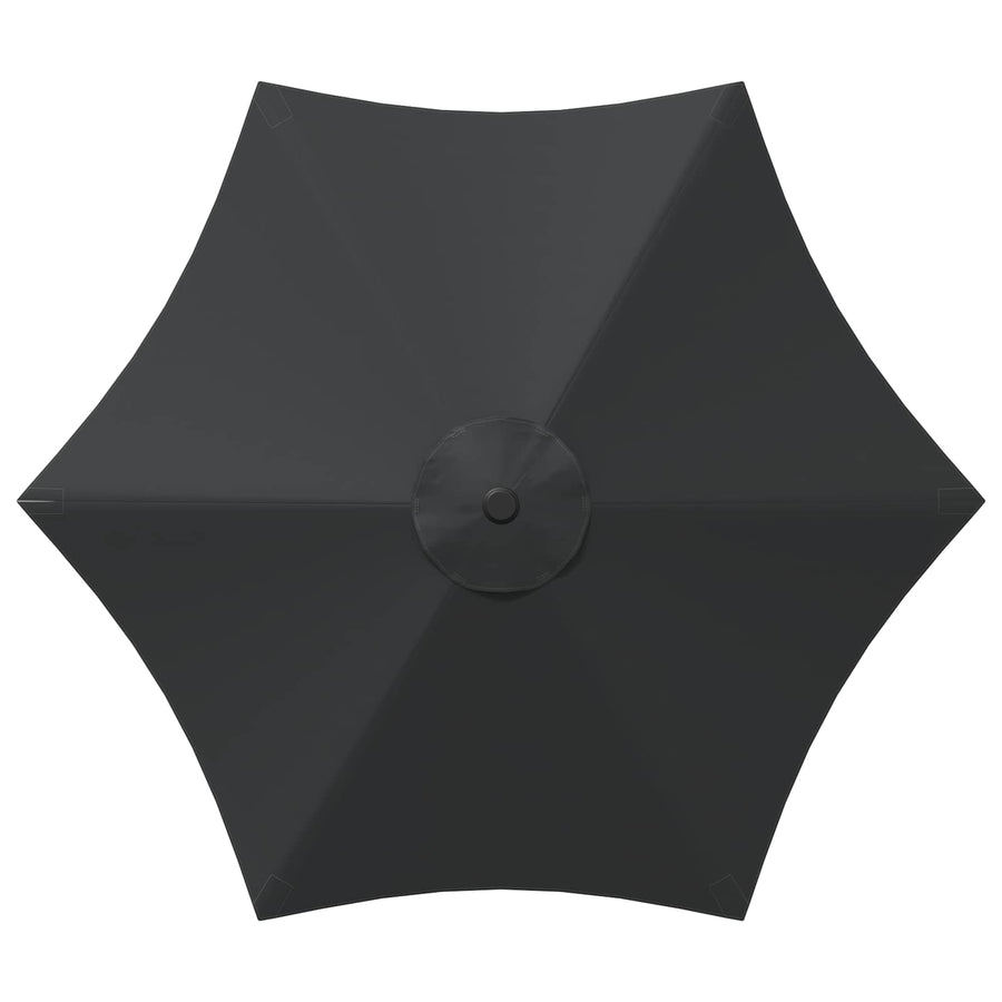 Tuinparasol 270 x 270 cm Polyester Rechthoekig Antracietkleurig