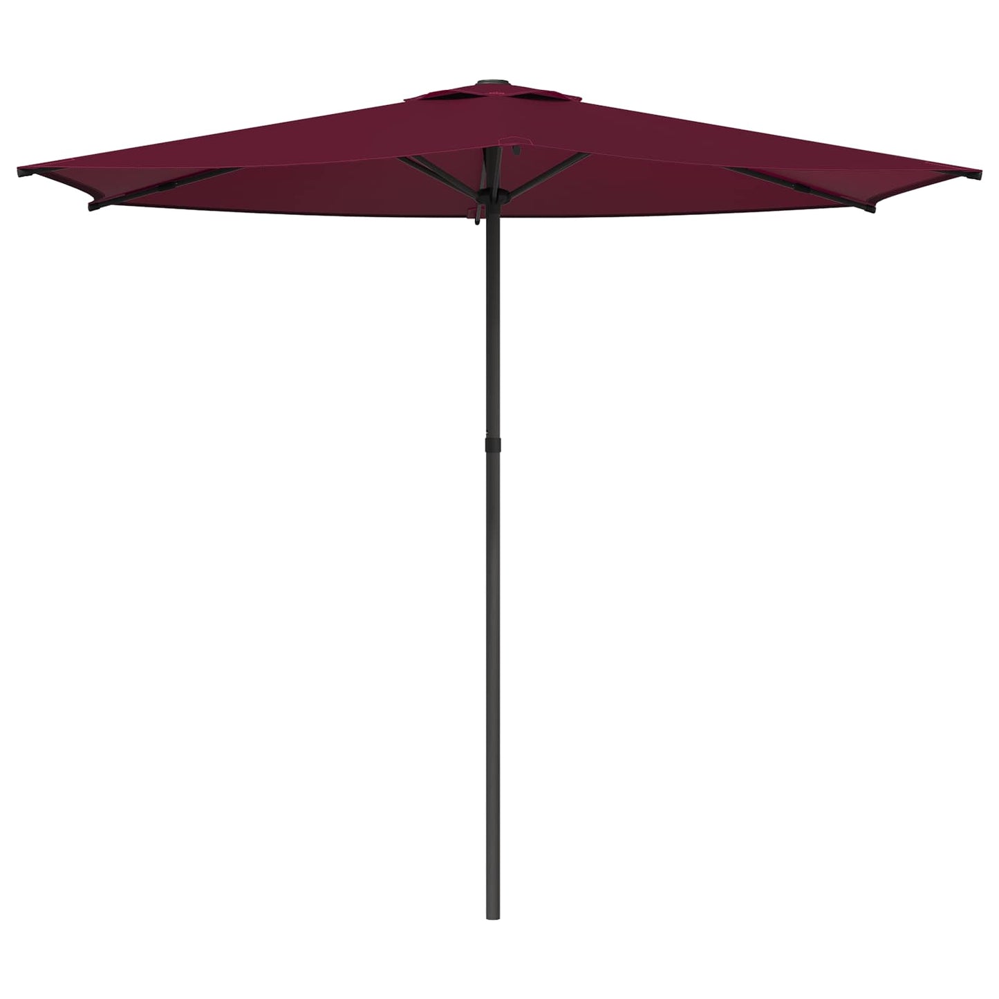 Tuinparasol 270 x 270 cm Polyester Rechthoekig Bordeaux Rood
