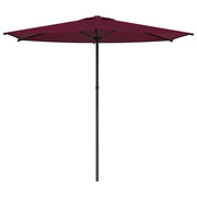 Tuinparasol 270x270 cm bordeaux rood
