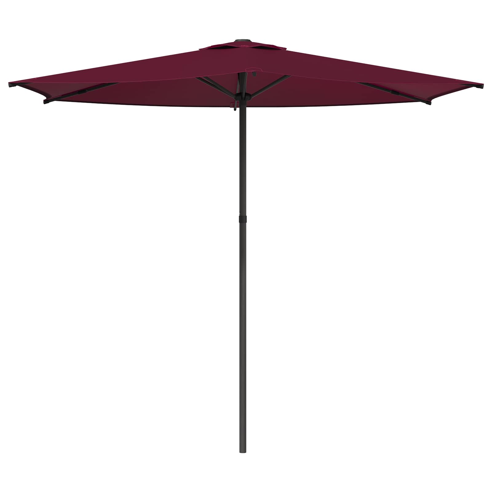 Tuinparasol 270 x 270 cm Polyester Rechthoekig Bordeaux Rood