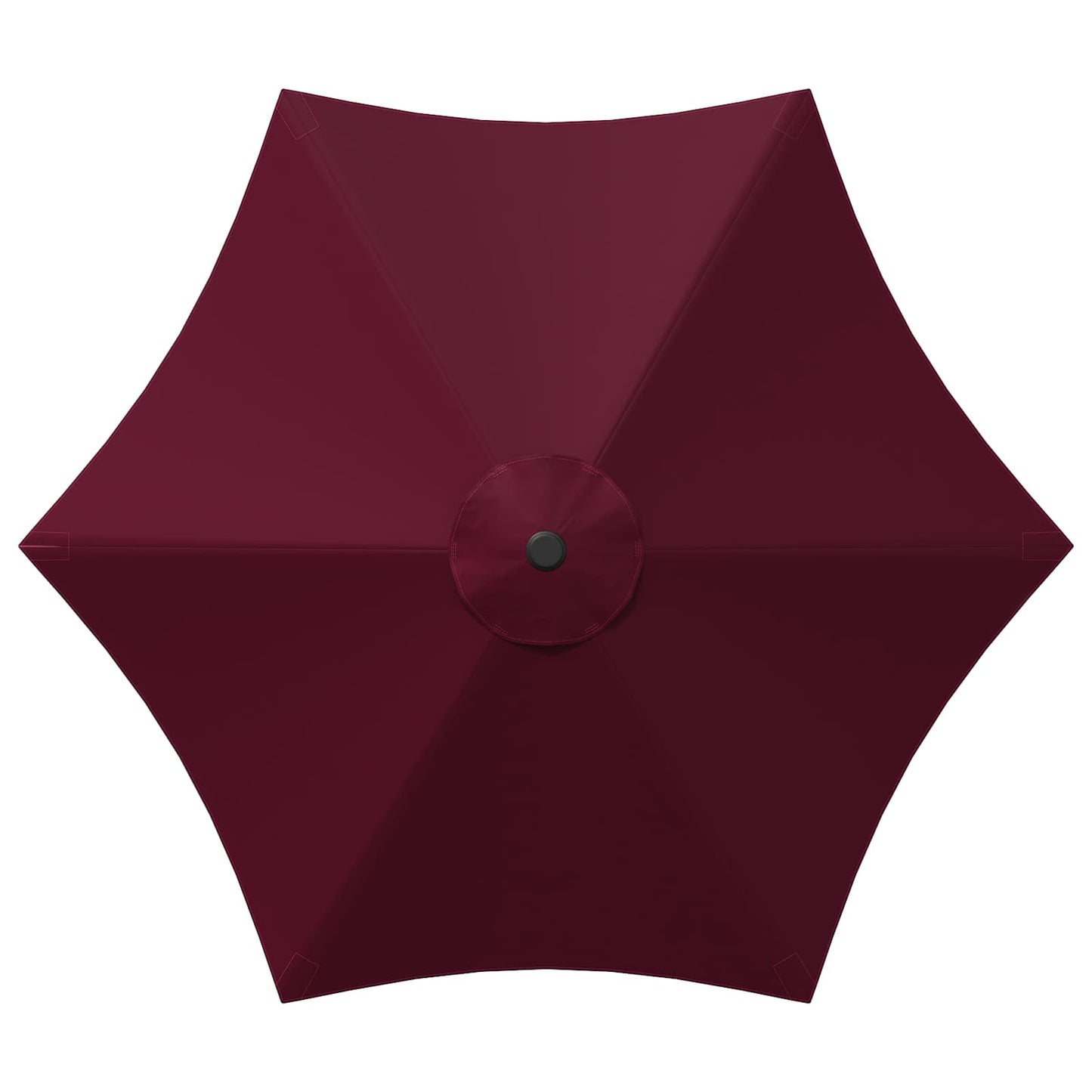 Tuinparasol 270 x 270 cm Polyester Rechthoekig Bordeaux Rood