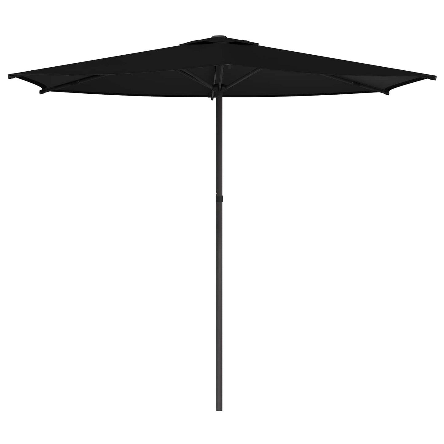 Tuinparasol 270 x 270 cm Polyester Rechthoekig Zwart