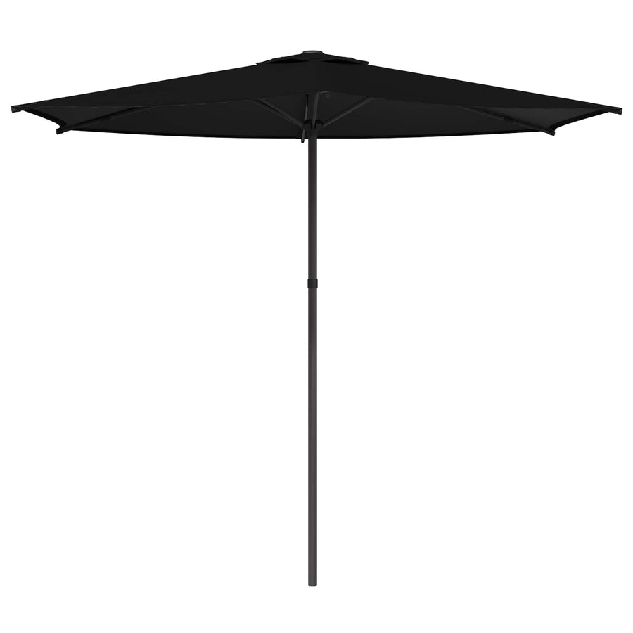 Tuinparasol 270 x 270 cm Polyester Rechthoekig Zwart