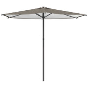 Tuinparasol 270x270 cm zwart wit polyester