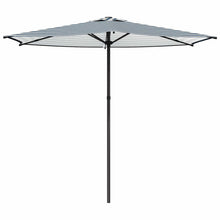 Tuinparasol 270 x 270 cm Polyester Rechthoekig Blauw en Wit