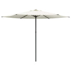 Tuinparasol 300x300 cm crèmekleurig polyester
