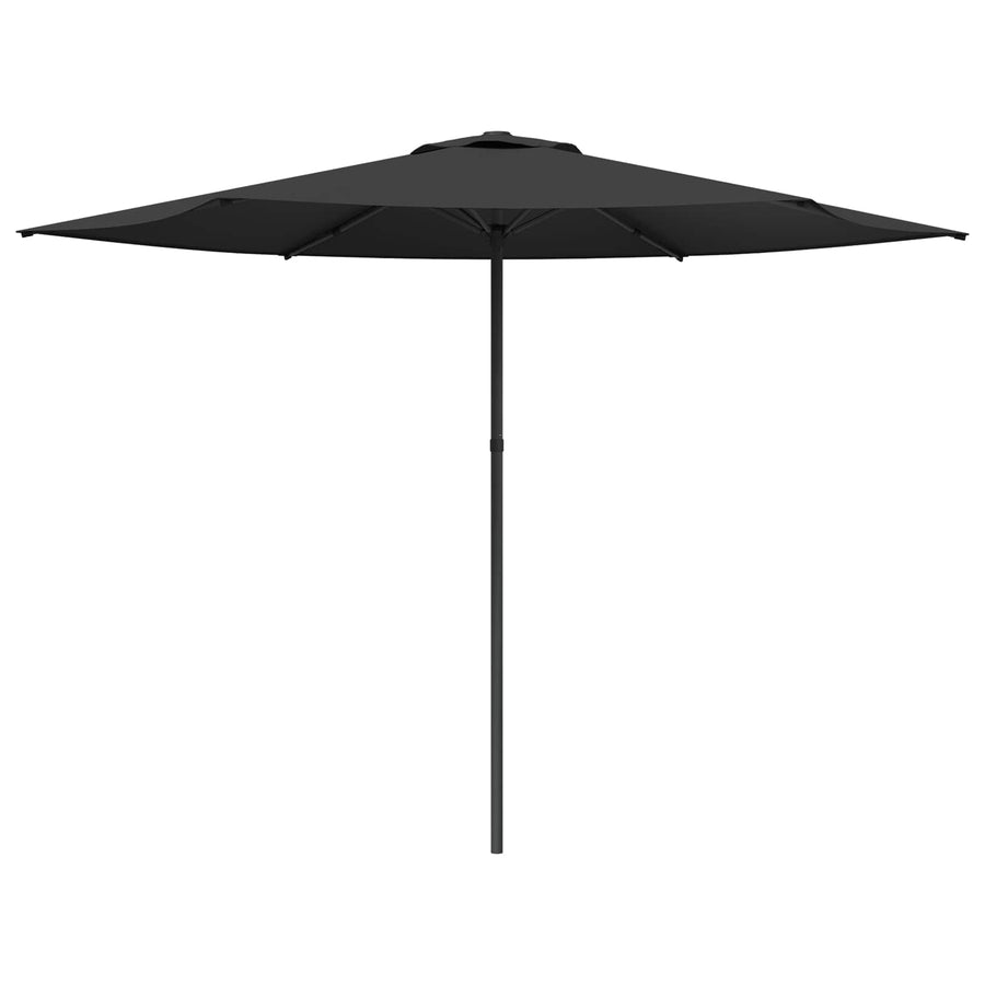Tuinparasol 300 x 300 cm Polyester Rechthoekig Antracietkleurig