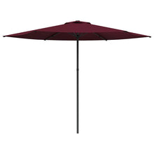 Tuinparasol 300 x 300 cm Polyester Rechthoekig Bordeaux Rood