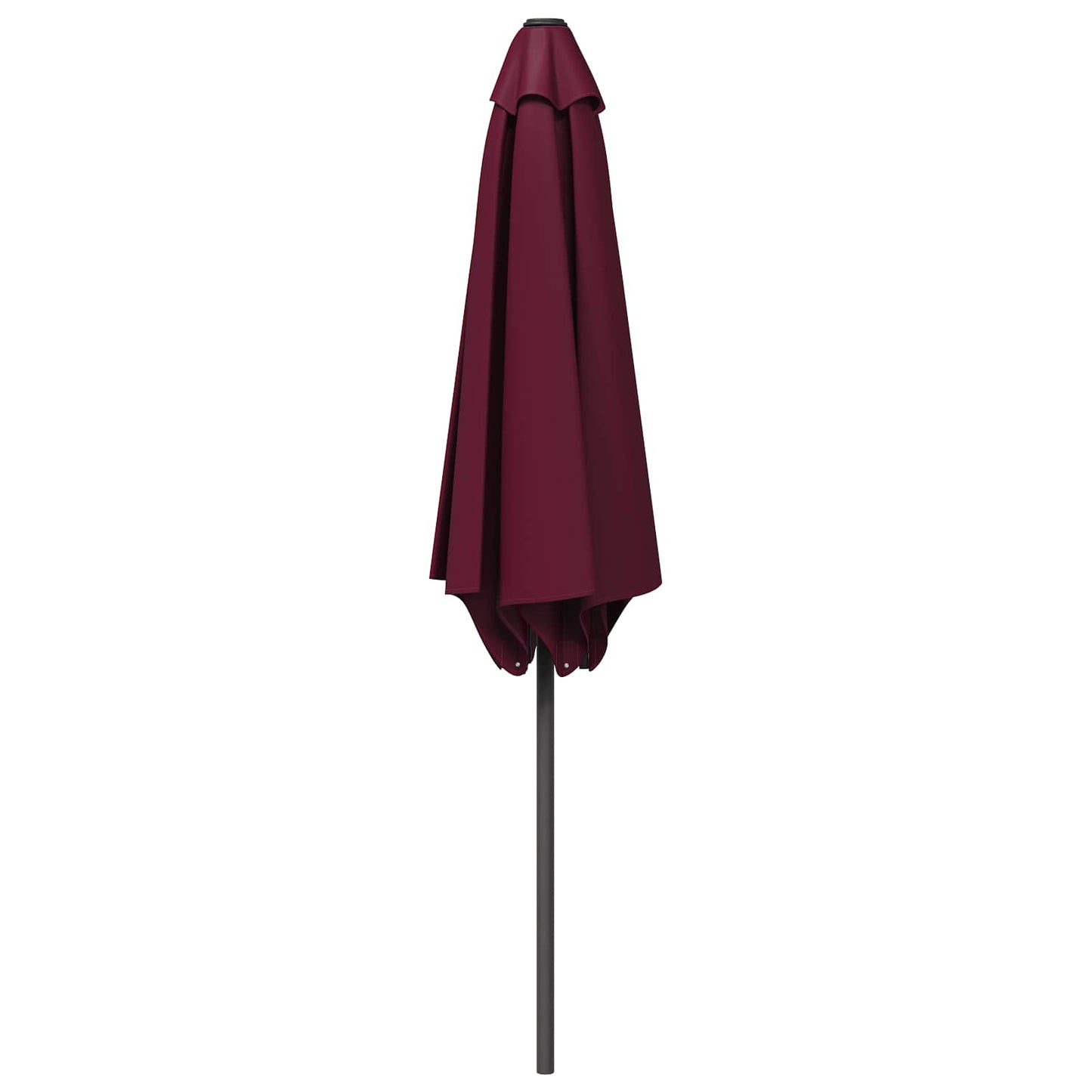Tuinparasol 300 x 300 cm Polyester Rechthoekig Bordeaux Rood