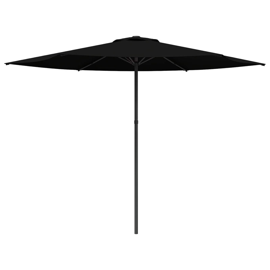 Tuinparasol 300 x 300 cm Polyester Rechthoekig Zwart
