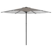 Tuinparasol 300 x 300 cm Polyester Rechthoekig Zwart en Wit