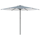 Tuinparasol 300x300 cm rechthoekig blauw wit