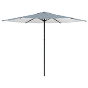 Tuinparasol 300x300 cm rechthoekig blauw wit