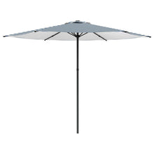 Tuinparasol 300 x 300 cm Polyester Rechthoekig Blauw en Wit