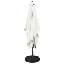 Tuinparasol 200 x 300 cm Polyester Rechthoekig Crèmekleurig