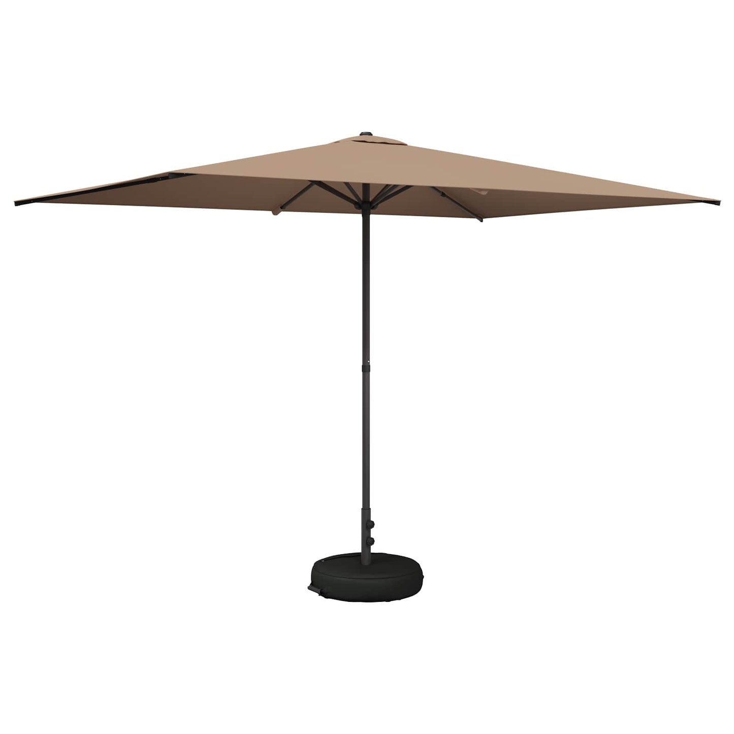 Tuinparasol 200 x 300 cm Polyester Rechthoekig Taupe