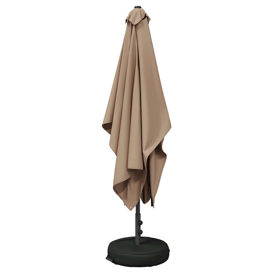 Tuinparasol 200 x 300 cm Polyester Rechthoekig Taupe