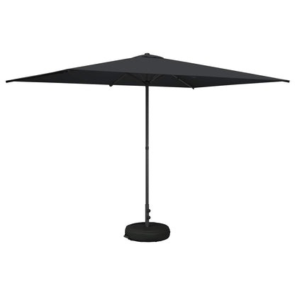 Tuinparasol 200 x 300 cm Polyester Rechthoekig Antracietkleurig