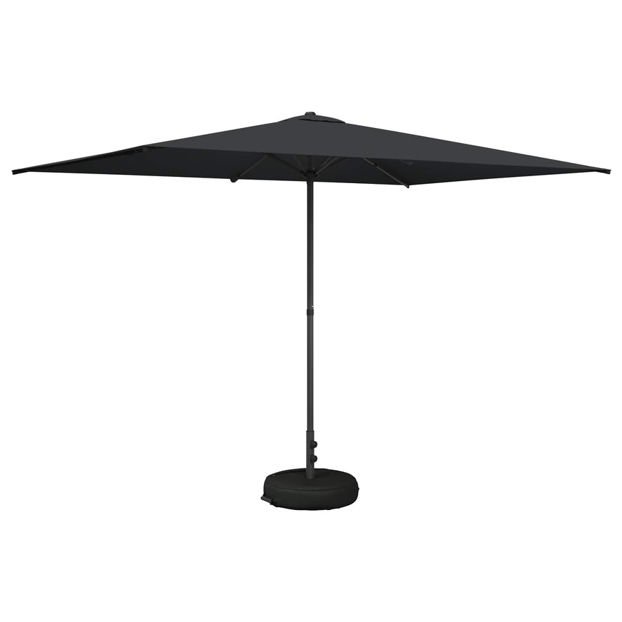 Tuinparasol 200 x 300 cm Polyester Rechthoekig Antracietkleurig