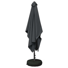 Tuinparasol 200 x 300 cm Polyester Rechthoekig Antracietkleurig