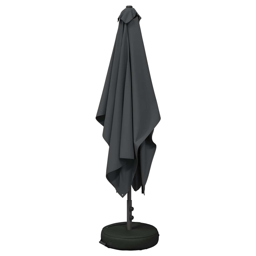 Tuinparasol 200 x 300 cm Polyester Rechthoekig Antracietkleurig