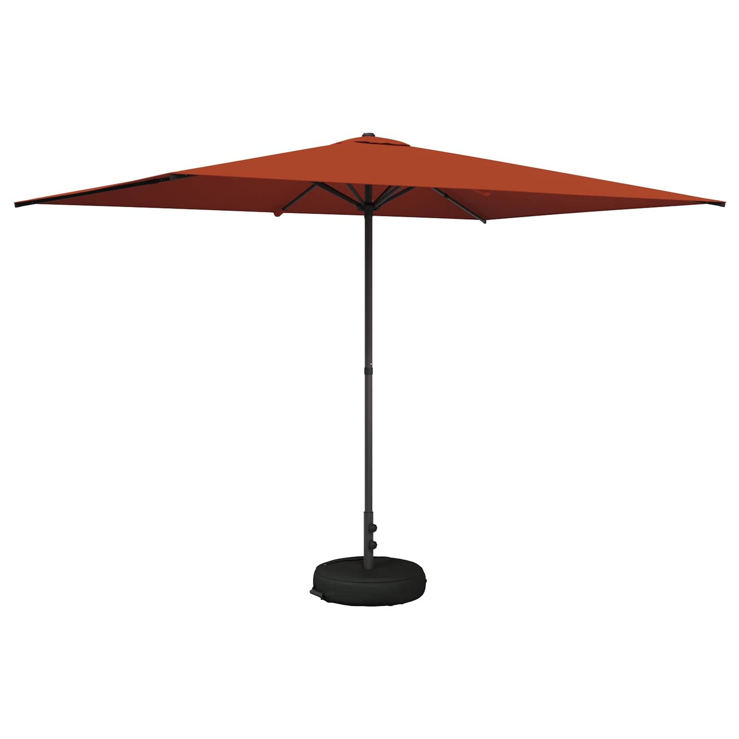 Tuinparasol 200 x 300 cm Polyester Rechthoekig Terracotta