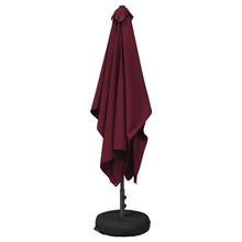 Tuinparasol 200 x 300 cm Polyester Rechthoekig Bordeaux Rood