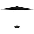 Tuinparasol 290x190 cm zwart polyester