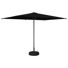 Tuinparasol 200 x 300 cm Polyester Rechthoekig Zwart