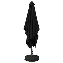 Tuinparasol 200 x 300 cm Polyester Rechthoekig Zwart