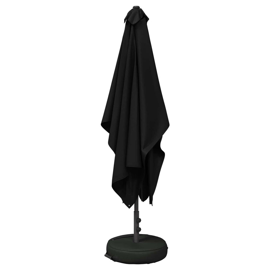 Tuinparasol 200 x 300 cm Polyester Rechthoekig Zwart