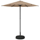 Tuinparasol rechthoek 230x230 cm taupe