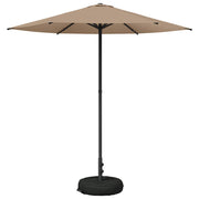 Tuinparasol rechthoek 230x230 cm taupe