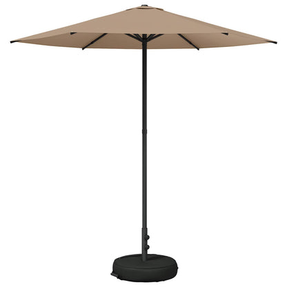 Tuinparasol 230 x 230 cm Polyester Rechthoekig Taupe