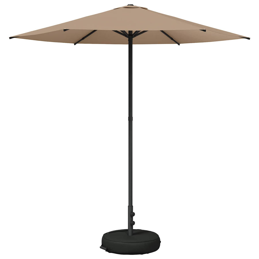 Tuinparasol 230 x 230 cm Polyester Rechthoekig Taupe