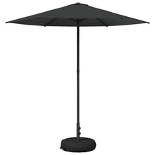 Tuinparasol 230 x 230 cm Polyester Rechthoekig Antracietkleurig