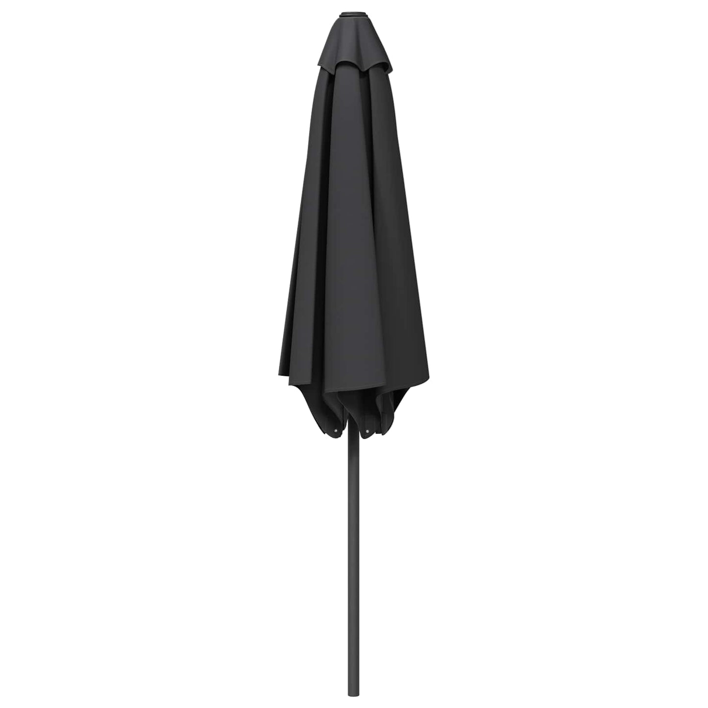 Tuinparasol 230 x 230 cm Polyester Rechthoekig Antracietkleurig