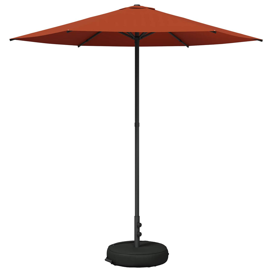 Tuinparasol 230 x 230 cm Polyester Rechthoekig Terracotta