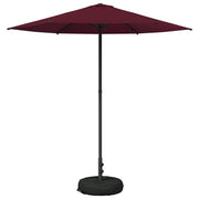 Tuinparasol 226x226 cm rechthoekig bordeaux rood