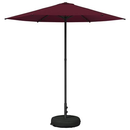 Tuinparasol 230 x 230 cm Polyester Rechthoekig Bordeaux Rood