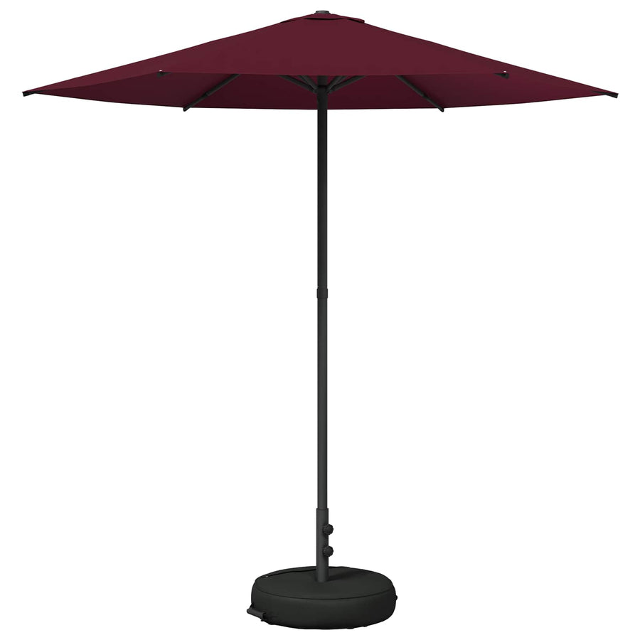Tuinparasol 230 x 230 cm Polyester Rechthoekig Bordeaux Rood